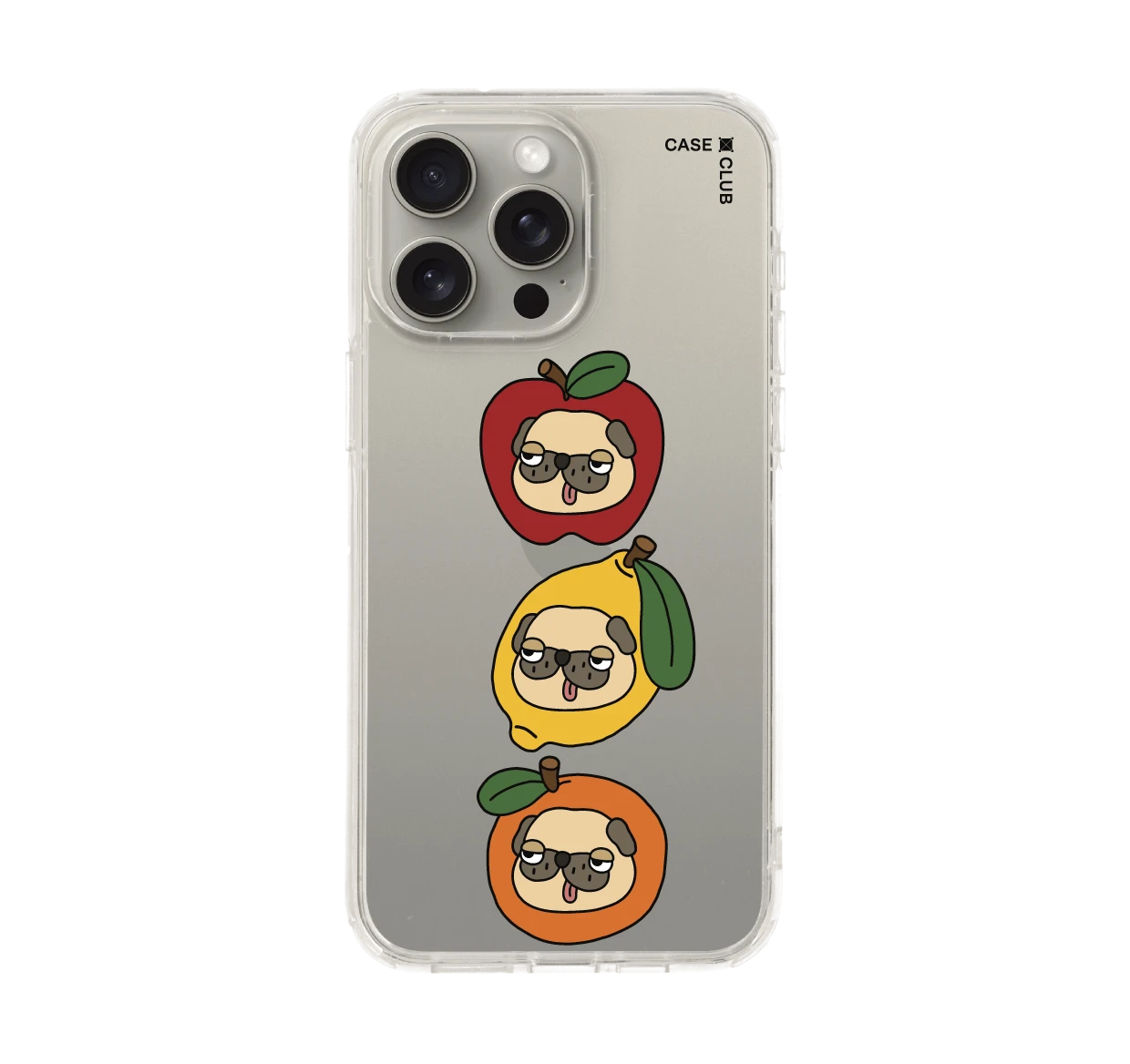 หมาปั๊กหน้ากวนในผลไม้